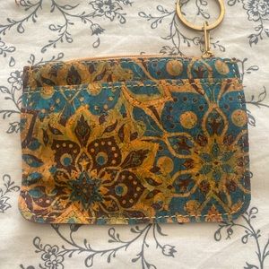 Cute Sunflower change purse with key chain if needed